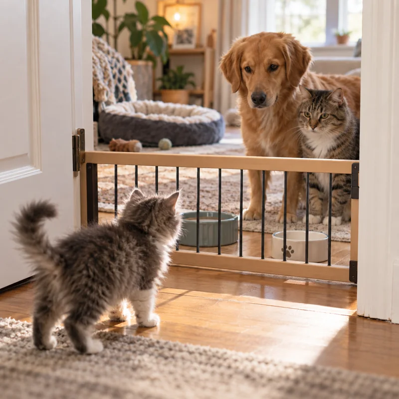 How to Introduce a Kitten to Other Pets in Your Home